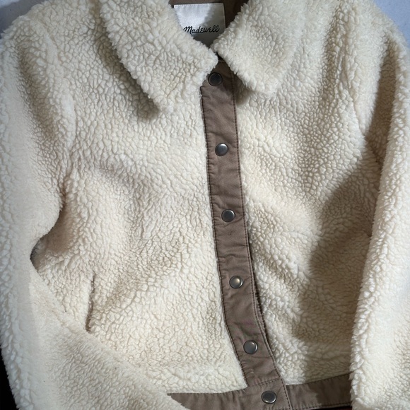 Madewell | Portland Sherpa Jacket sz XS - Girlhood core, hygge - Picture 5 of 9